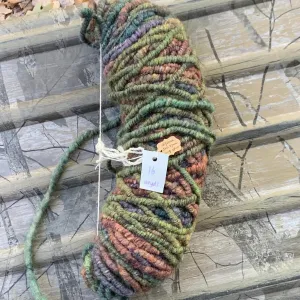 100 Yds Bulky Core Spun Alpaca Yarn Autumn Leaves Shades
