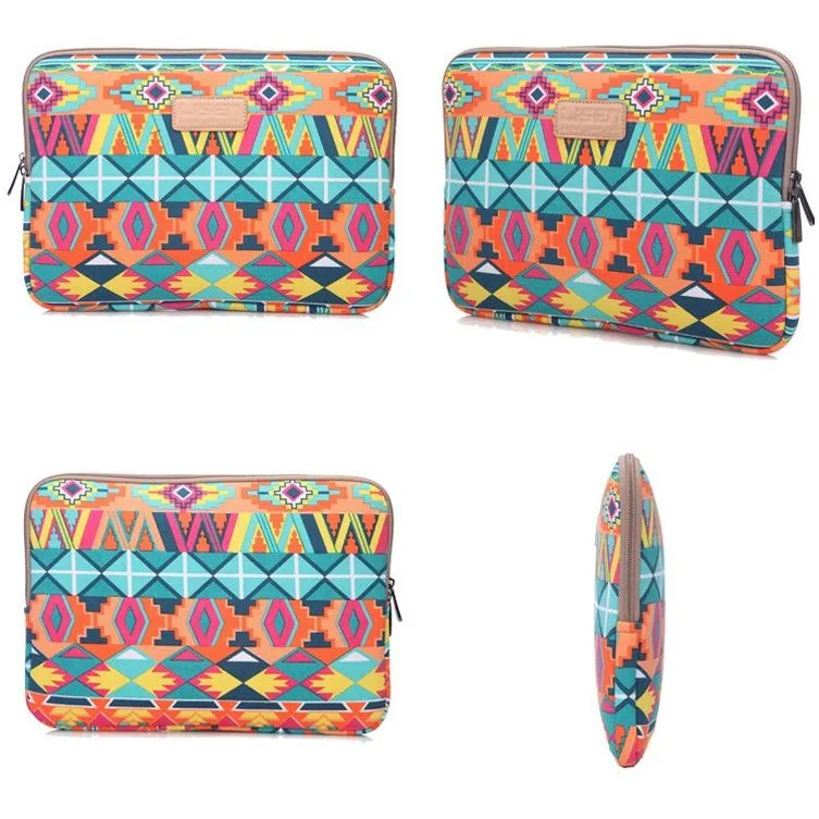 12 Inch Lingge Laptop Liner Bag - Pattern Design