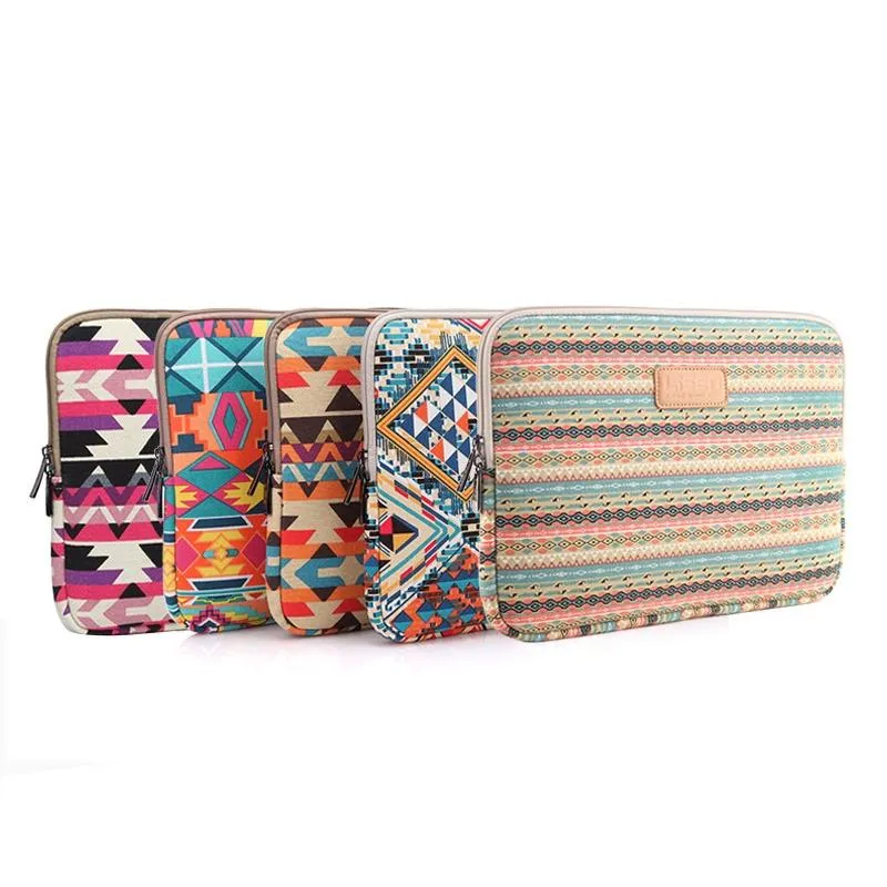 12 Inch Lingge Laptop Liner Bag - Pattern Design