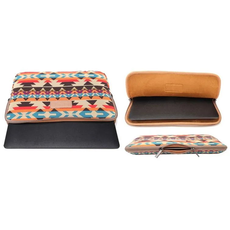 12 Inch Lingge Laptop Liner Bag - Pattern Design