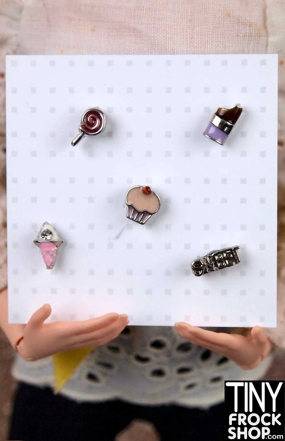 12" Fashion Doll Enamel Magnetic Brooch Sets by Pam Maness - More Styles!