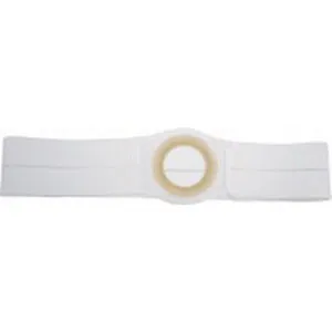 7" Left, White, Cool Comfort, Nu-Form Belt, Prolapse Flap, Large, XLG Oval 3-3/8" x 4-5/8" Opening