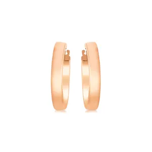9ct Rose Gold Hoop Earrings