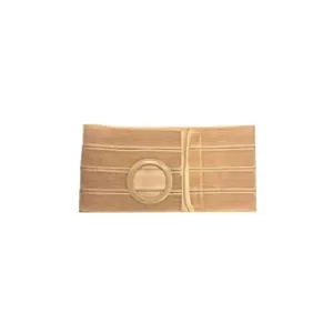 9" Left, Beige, Cool Comfort, Nu-Form Belt, Large, 3-1/8" Opening Placed 1-1/2" From Bottom