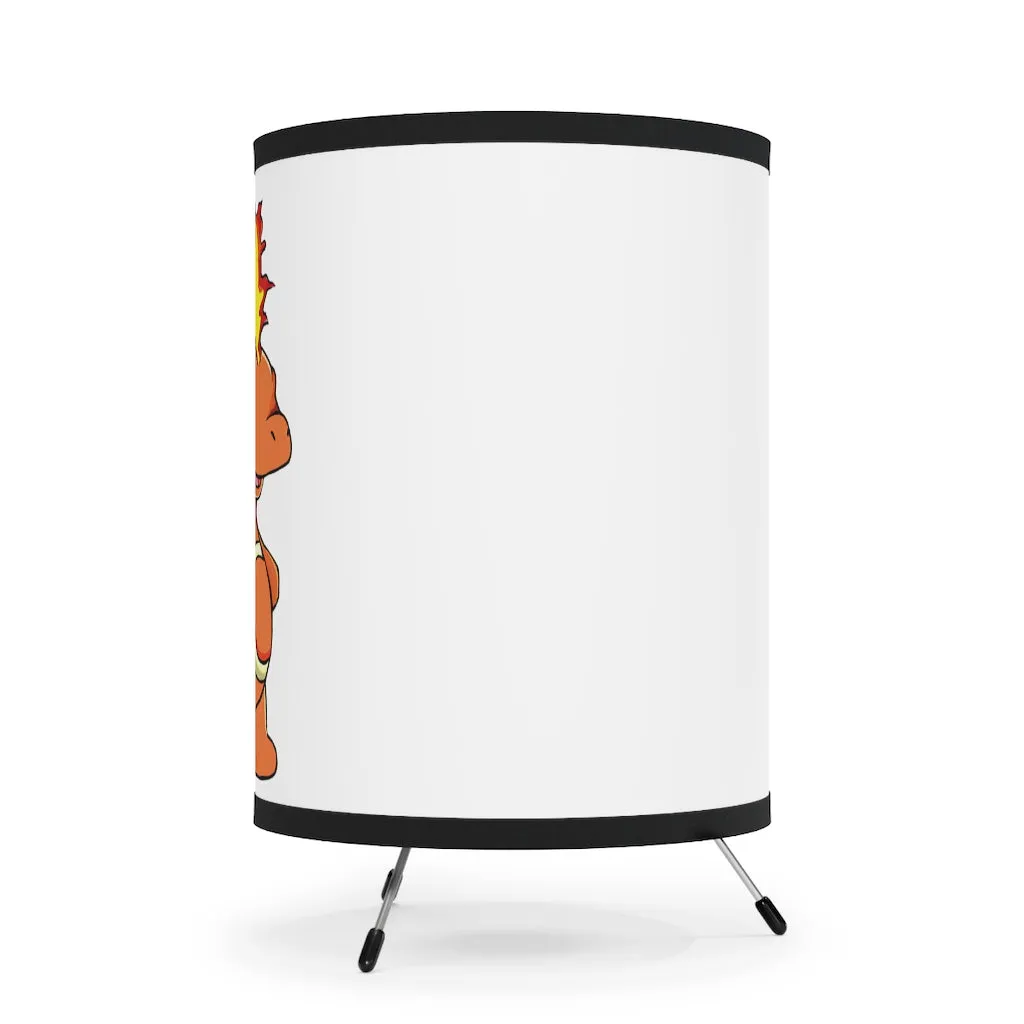 Angetapir Tripod Lamp with High-Res Printed Shade, US/CA plug