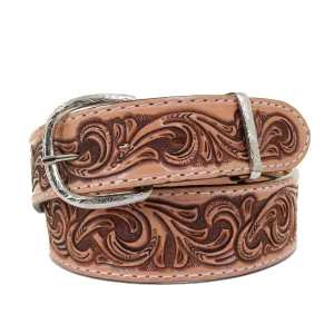 B1193 - Natural Tooled Belt