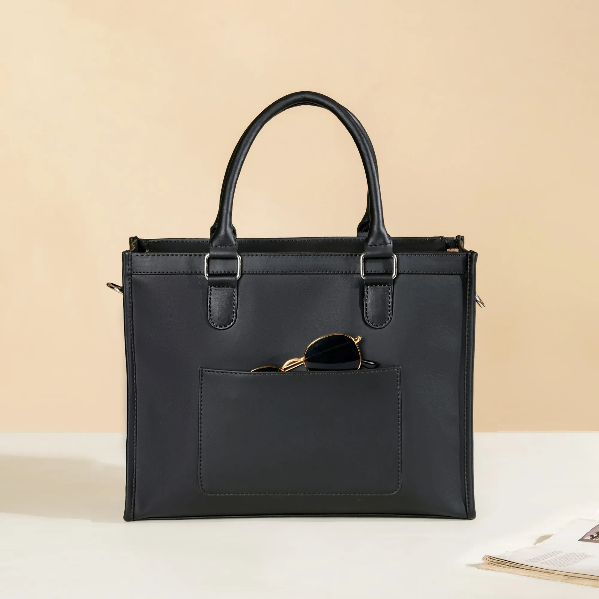 Black And White Tote Bag For Women