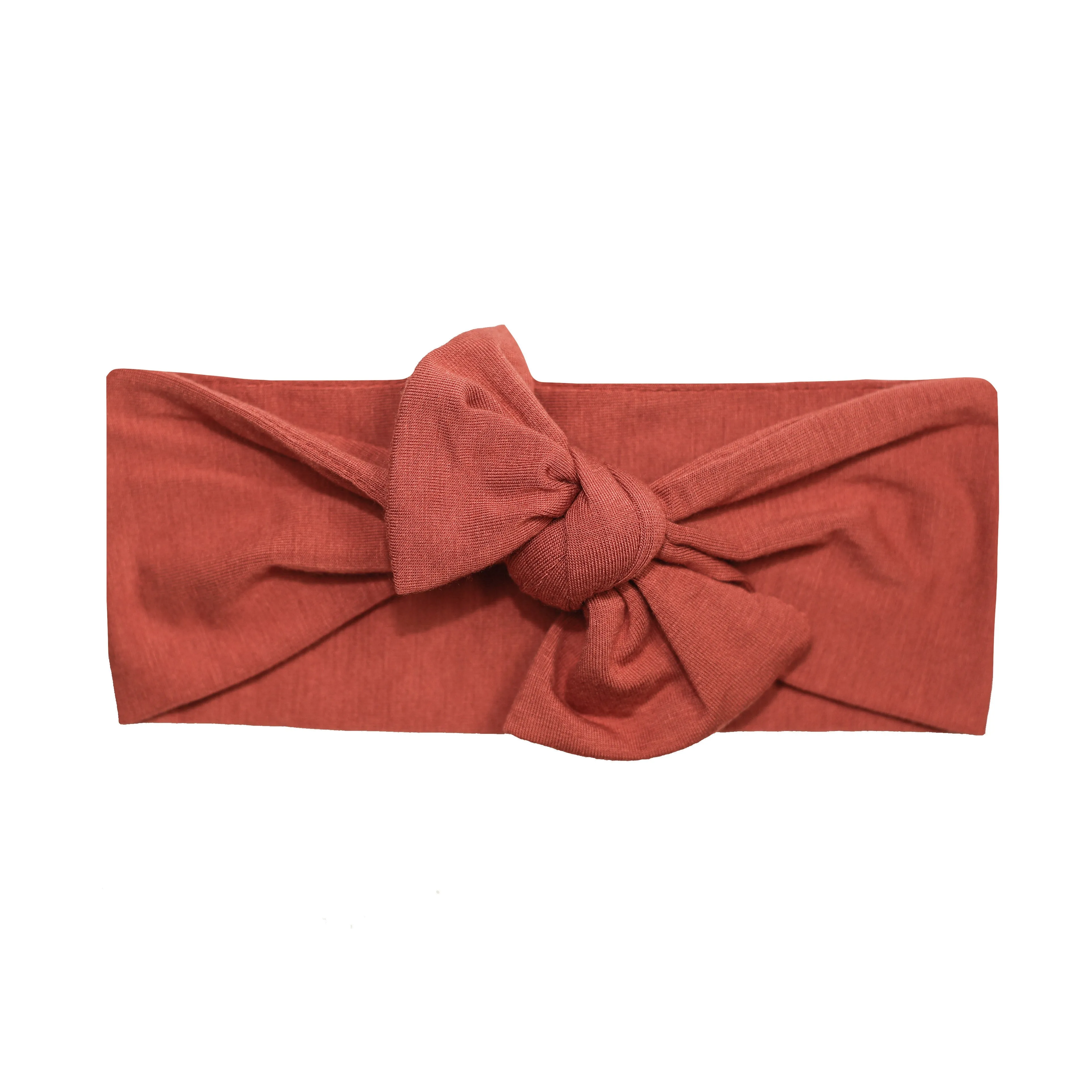 Bow Headband - Brick
