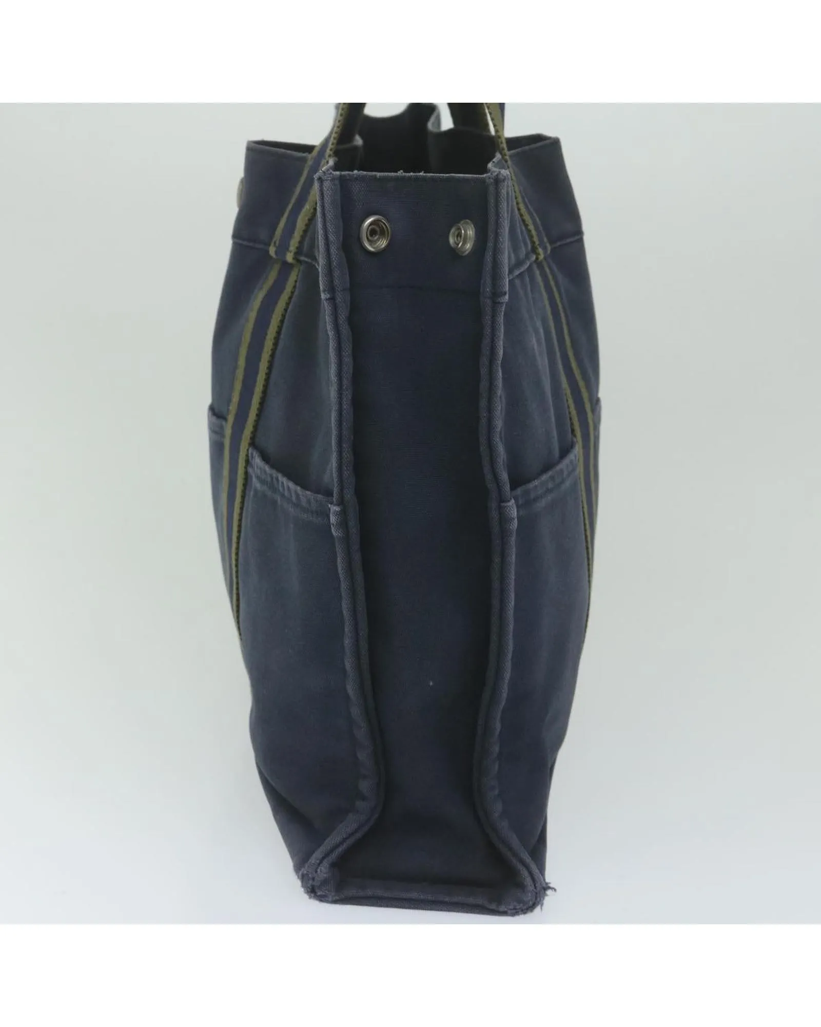 Canvas Navy Tote Bag with Accessories - CD Rank