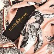 Clare Haggas Classic Signature Monochrome Scarf - Pink