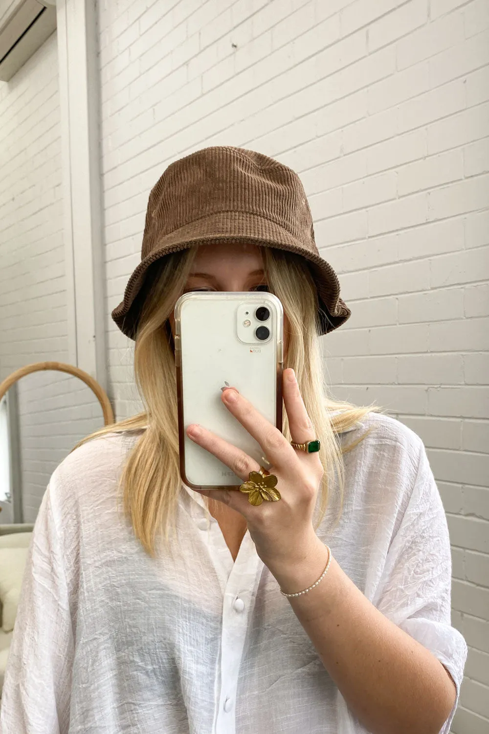 Cord Bucket Hat