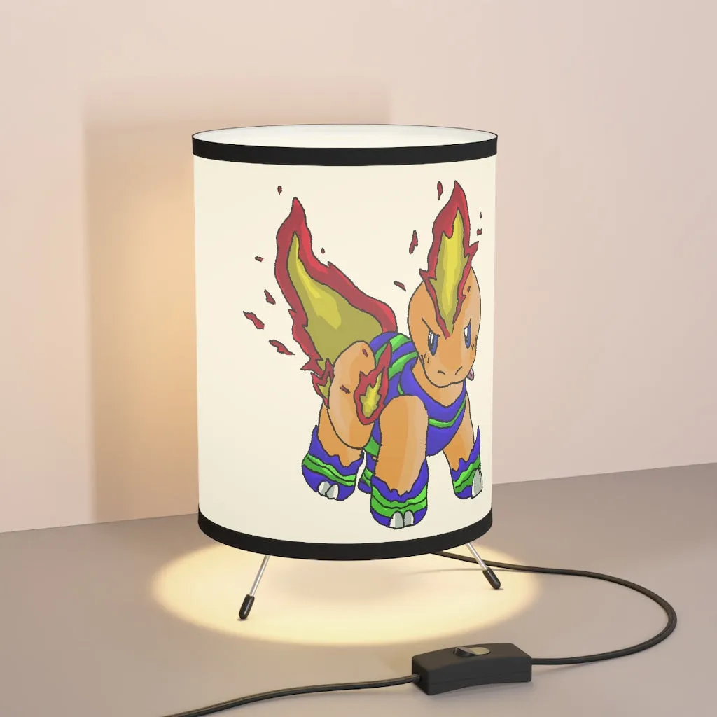 Corteness Tripod Lamp with High-Res Printed Shade, US/CA plug
