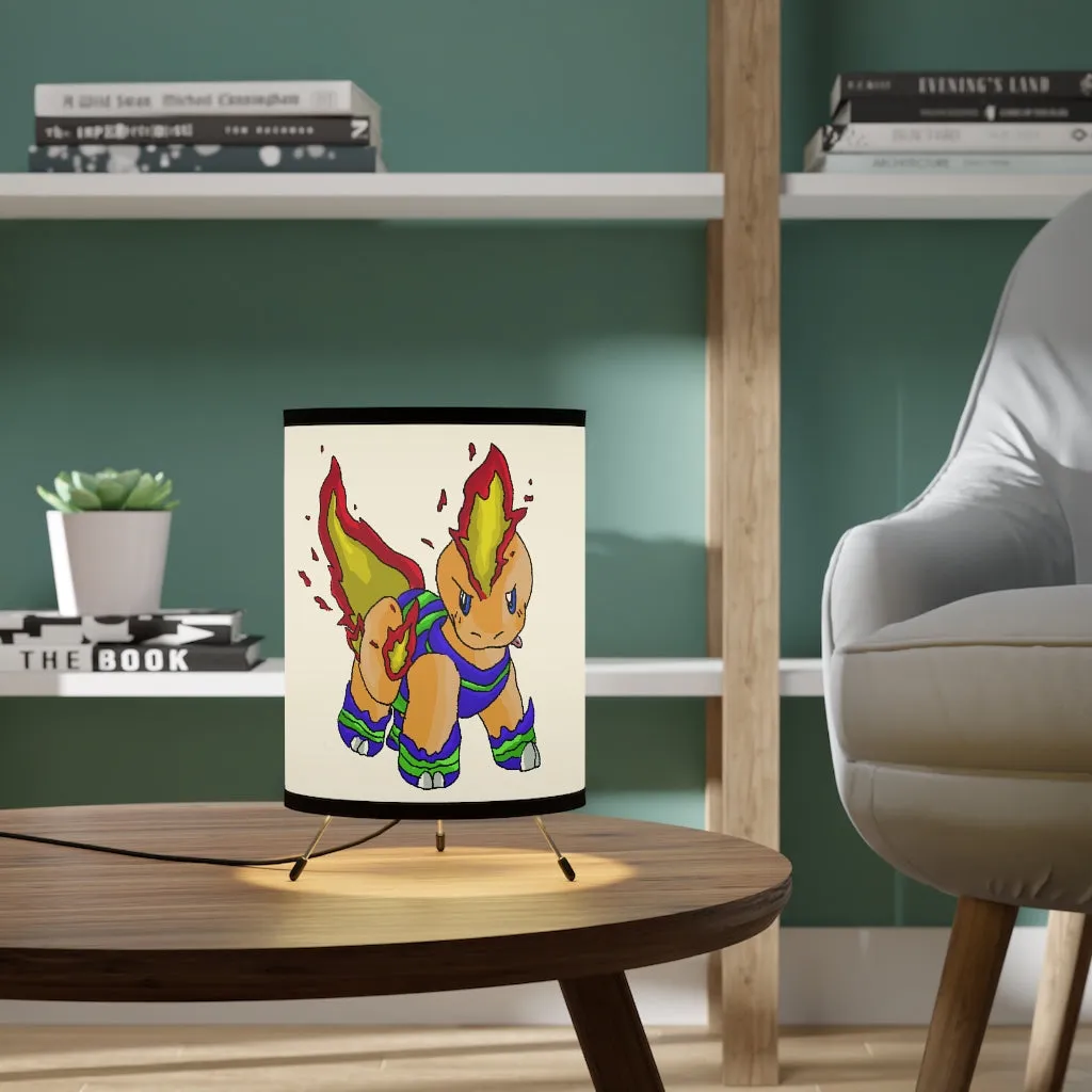 Corteness Tripod Lamp with High-Res Printed Shade, US/CA plug
