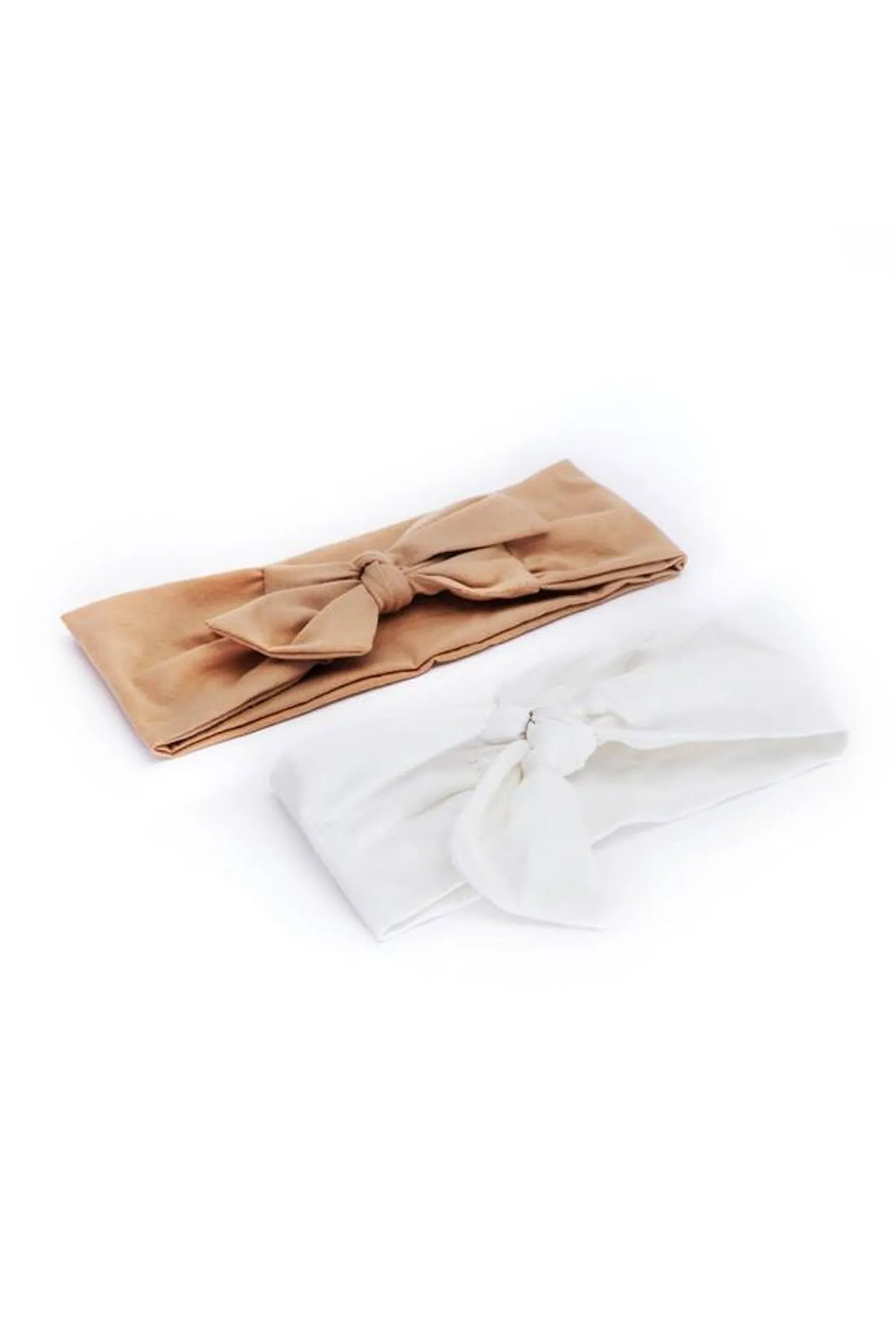 Cotton Adjustable Headband 2pc - Sand