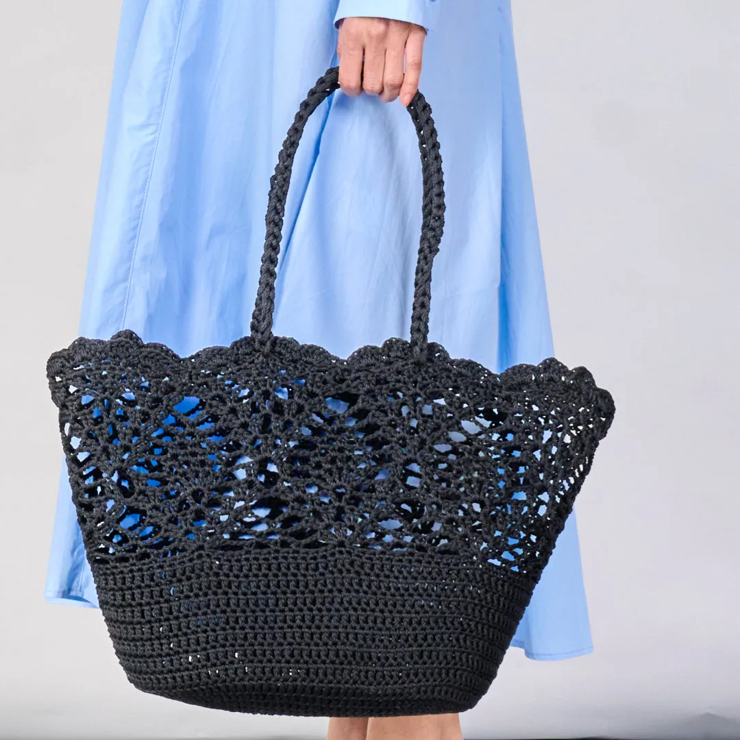 Crochet lace tote bags wholesale