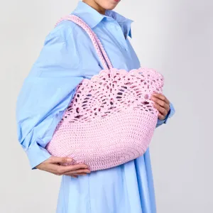 Crochet lace tote bags wholesale