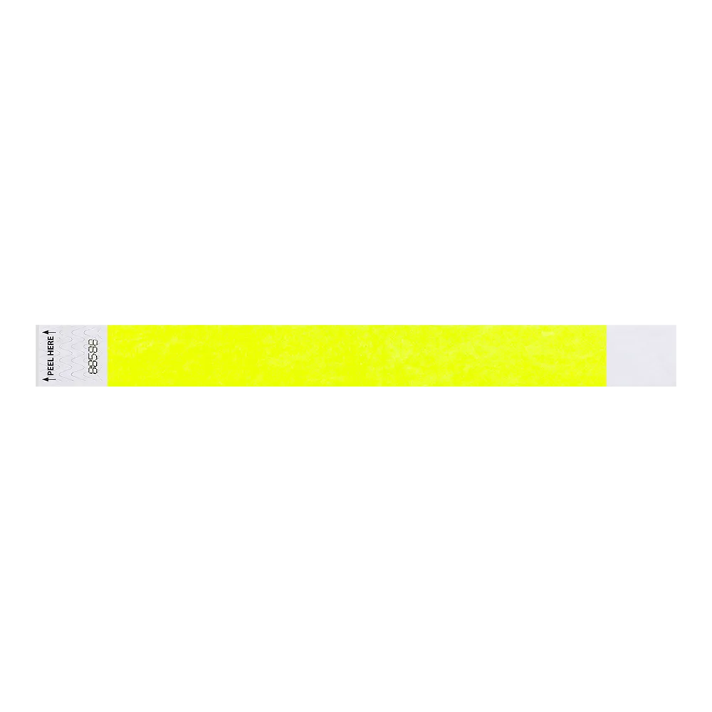 Custom 1" Tyvek Tab Free Tyvek Wristbands