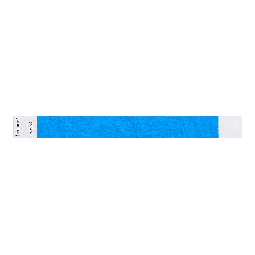 Custom 1" Tyvek Tab Free Tyvek Wristbands