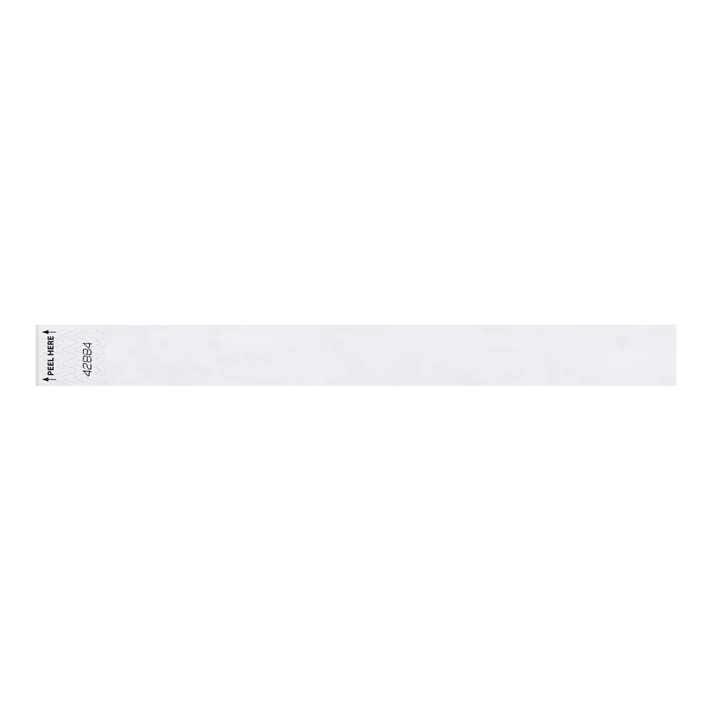Custom 1" Tyvek Tab Free Tyvek Wristbands
