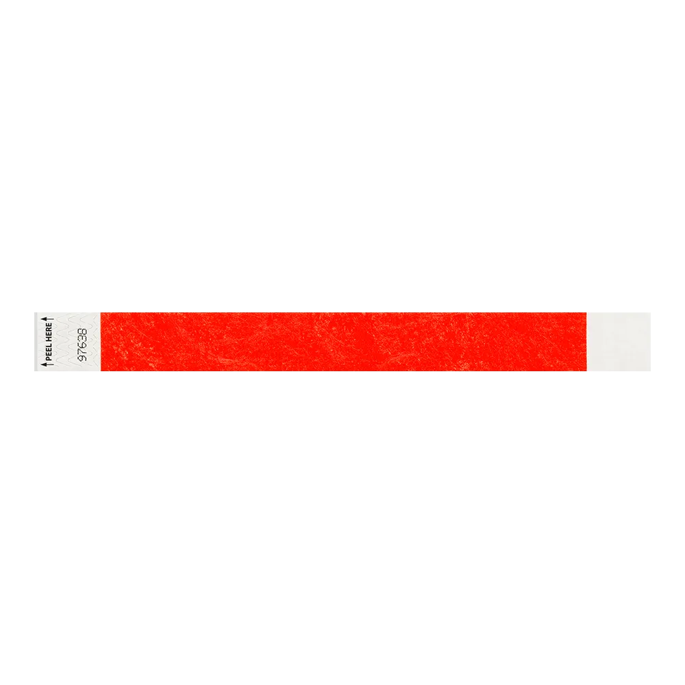 Custom 1" Tyvek Tab Free Tyvek Wristbands