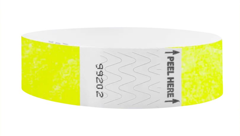 Custom 1" Tyvek Tab Free Tyvek Wristbands