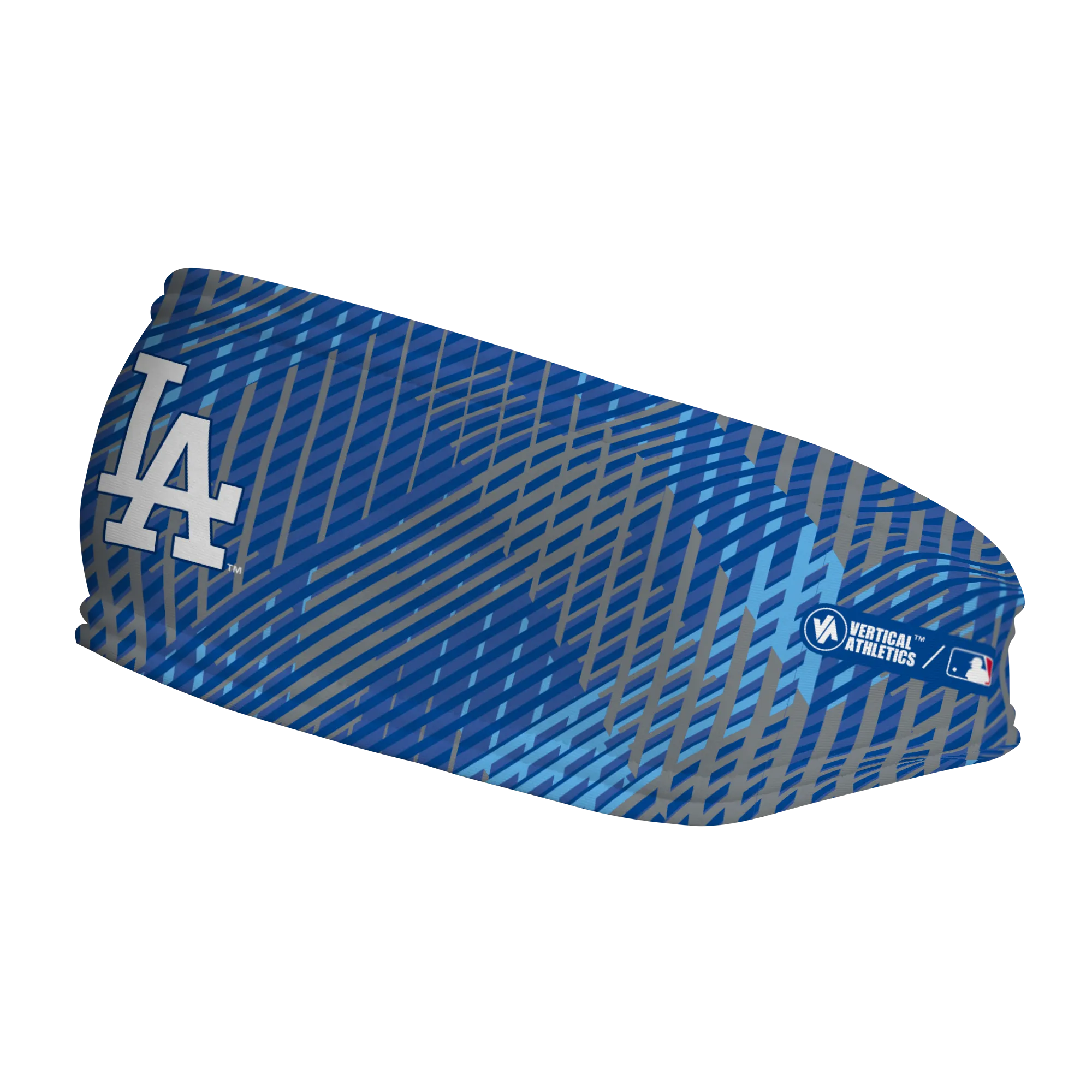 Dodgers Fleece Headband: Sport Plaid