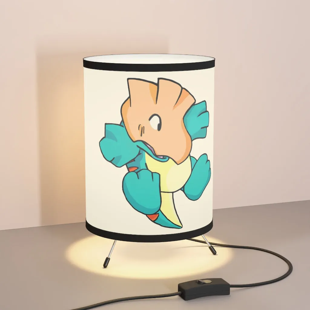 Dogat Tripod Lamp with High-Res Printed Shade, US/CA plug