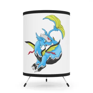 Dragonir Tripod Lamp with High-Res Printed Shade, US/CA plug