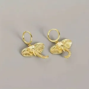 Elephant Shaped Western Earring
