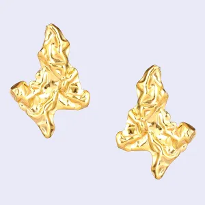 Estele Gold Plated Modern & Fancy Demifine Stud Earrings for Women