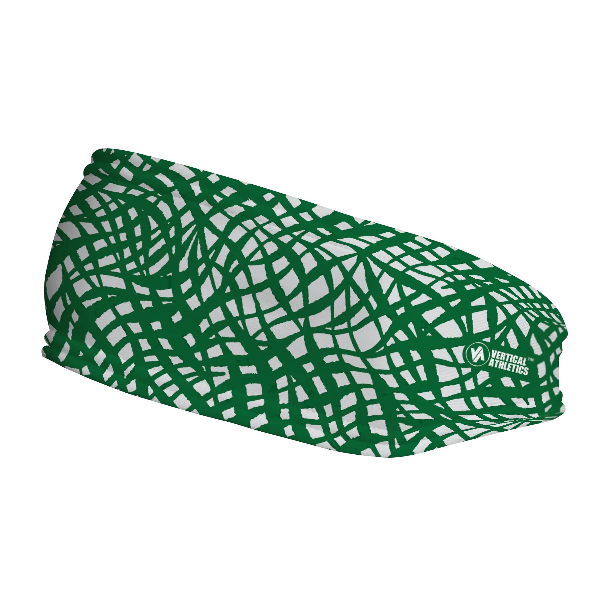 Fleece Headband: Emerald Wave
