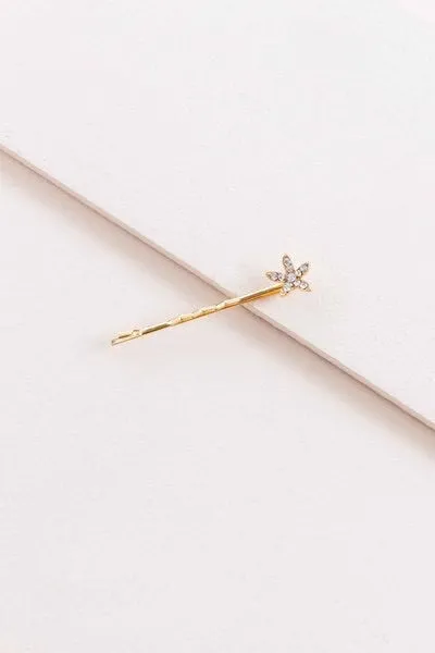 Golden Flower Hair Pin Set