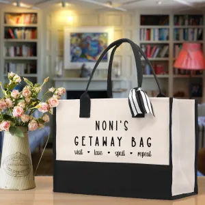 Grandma Tote Bag Grandma's Getaway Bag Grandma Nana Bag Grandma Gift Bag Shopping Bag Mothers Day Gift Live Love Spoil Bag Grandma GM1016
