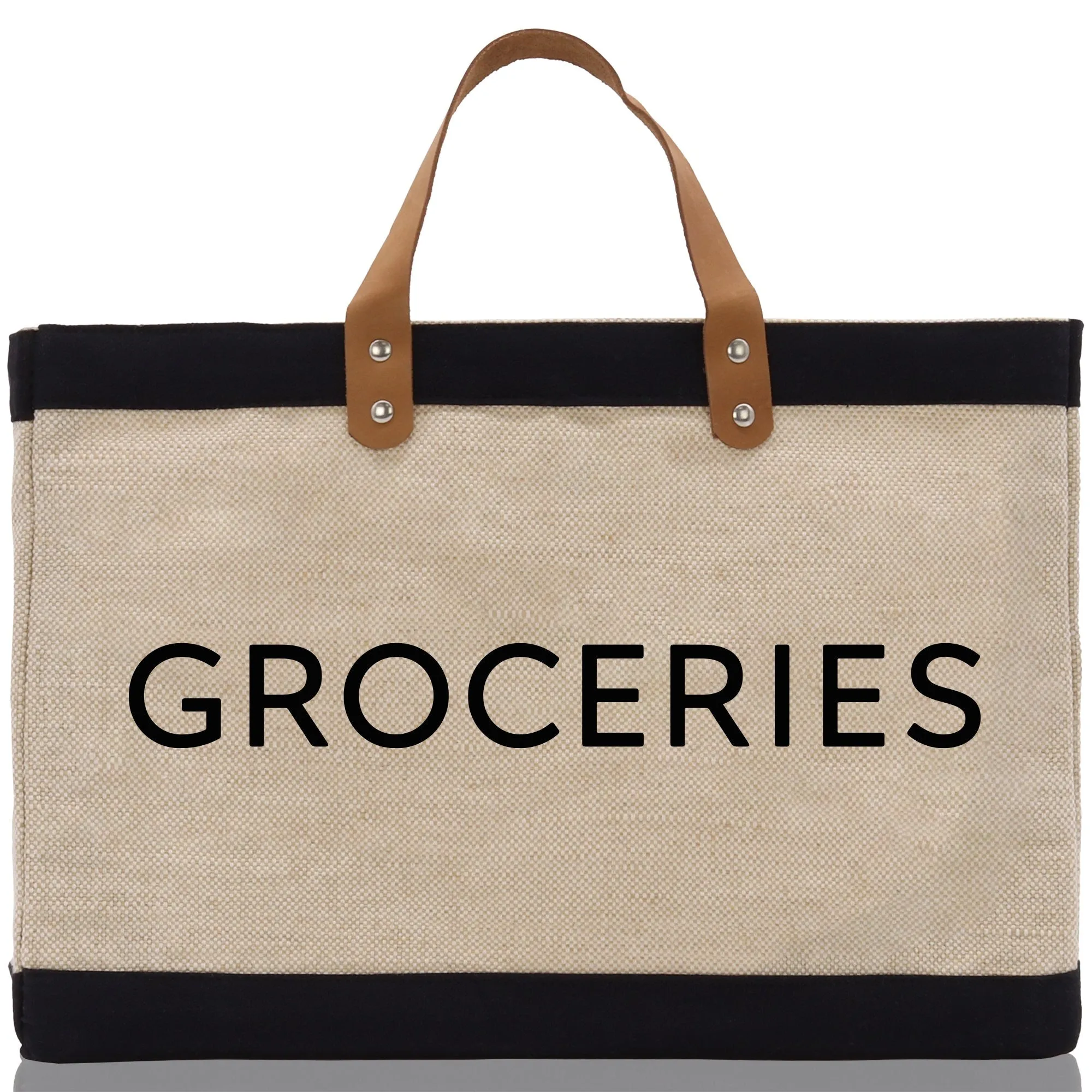 Groceries Jute Canvas Tote Funny Farmer Market Bag Quote Jute Bag Shopping Bag Burlap Bag Farmhouse Bag Grocery Bag