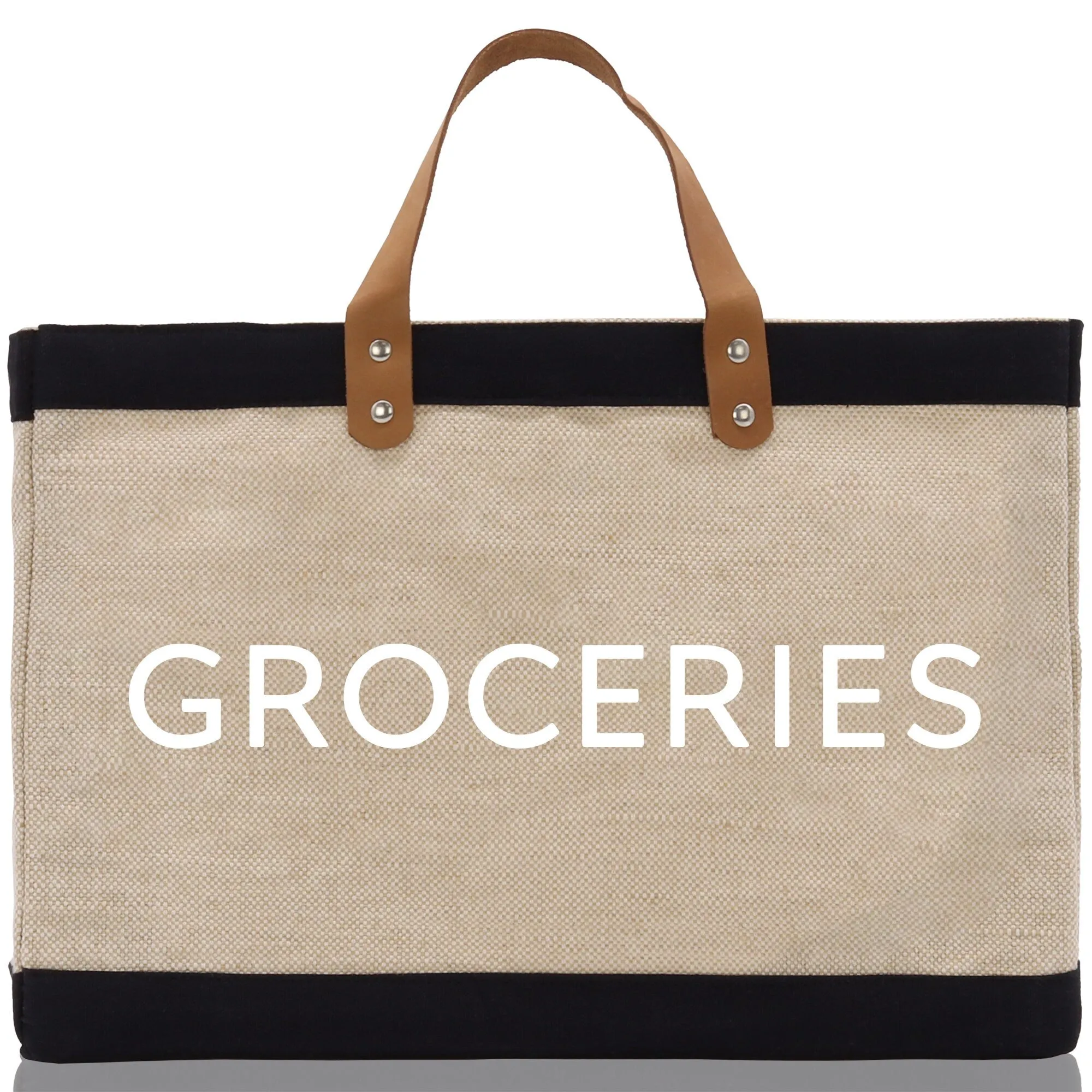 Groceries Jute Canvas Tote Funny Farmer Market Bag Quote Jute Bag Shopping Bag Burlap Bag Farmhouse Bag Grocery Bag
