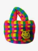 Handbags | Plush Smile Bag - Rainbow | Bari Lynn Accessories