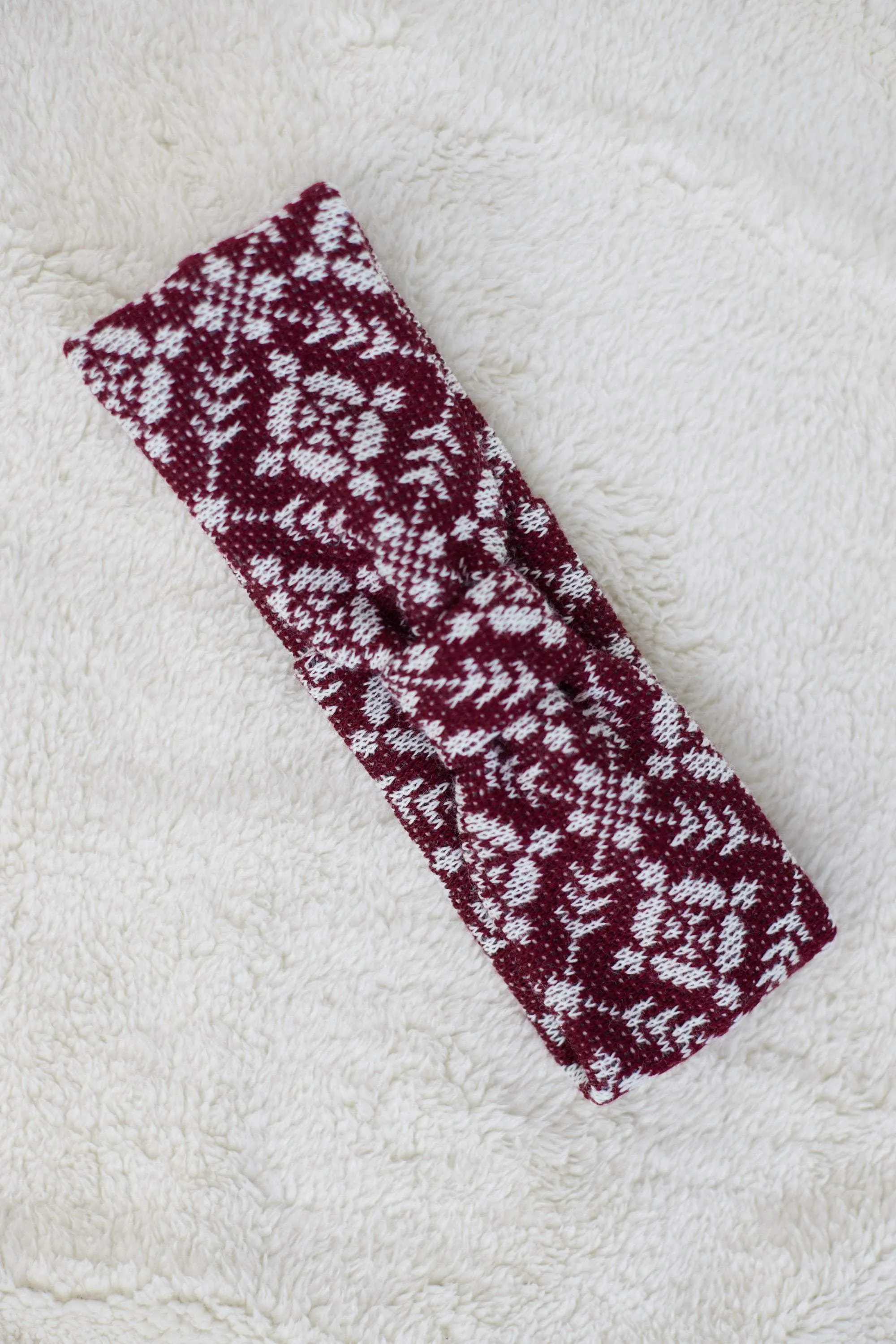 Headband Grandiose Burgundy
