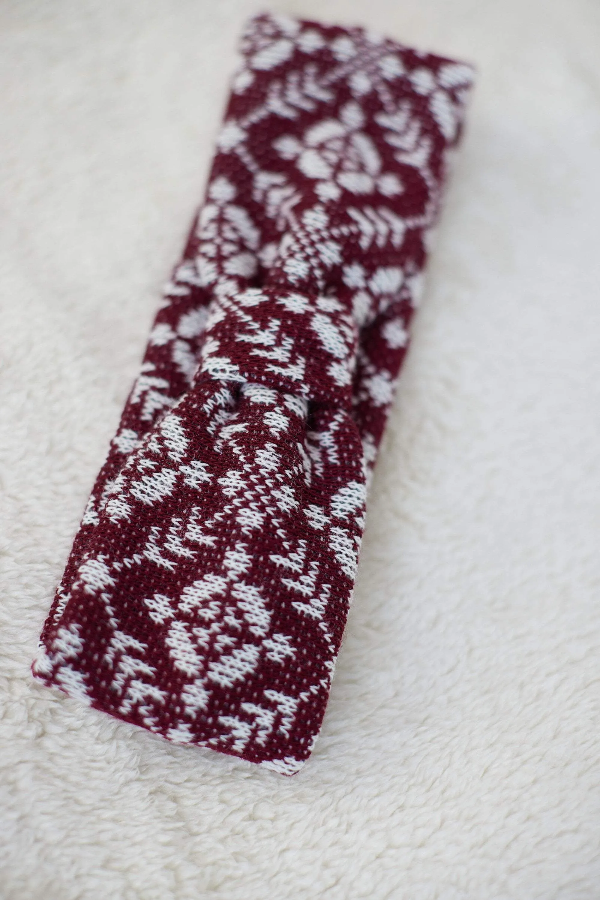 Headband Grandiose Burgundy