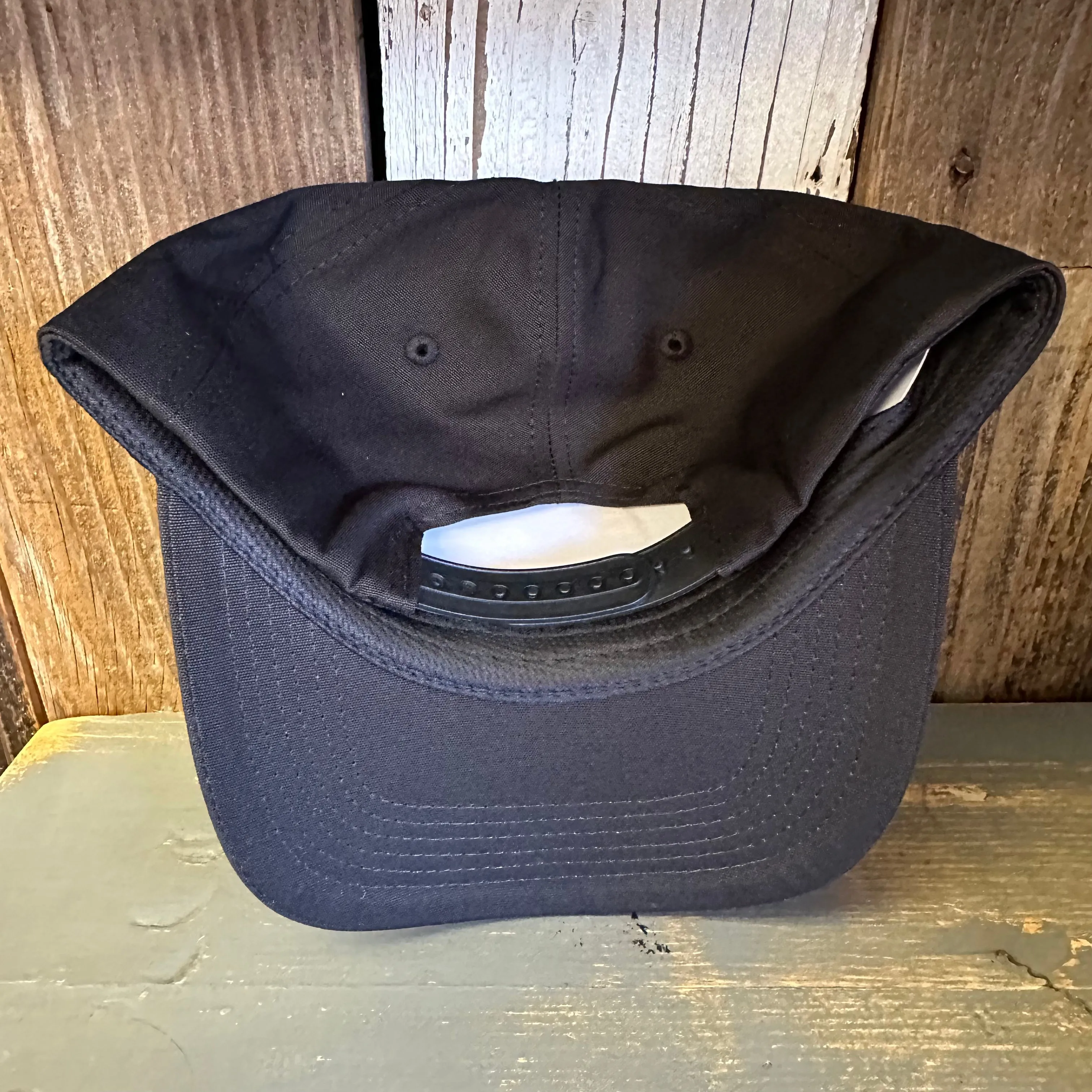 Hermosa Beach SO PITTED! :: HB SURFBOARD - 5 Panel Hat - Black