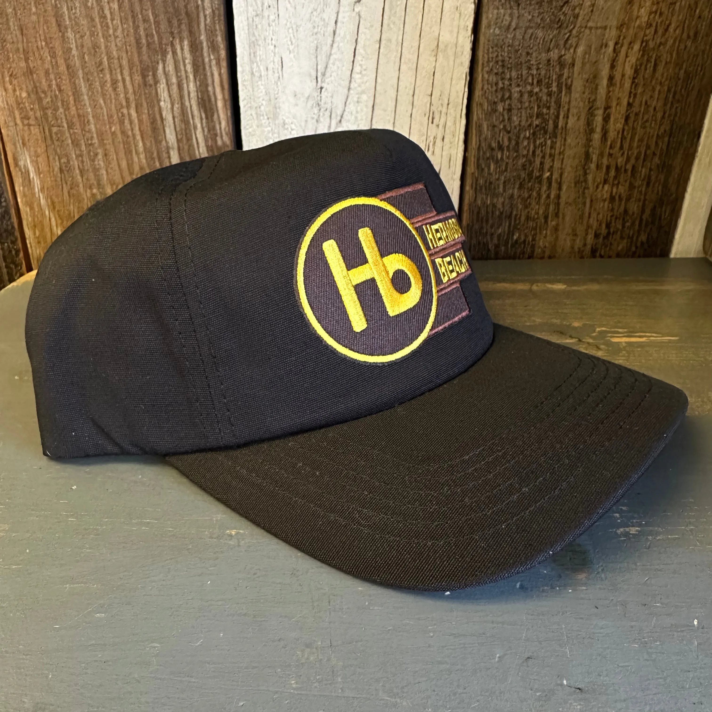 Hermosa Beach THE NEW STYLE - 5 Panel Hat - Black