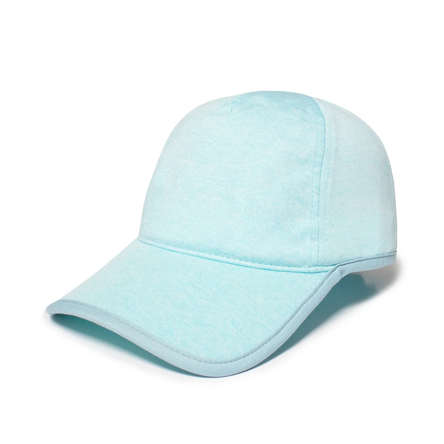 Jenny Flexible Active Heathered Ponytail Cap