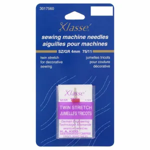 KLASSE´ Twin Stretch Carded - Size 75/11 - 4mm
