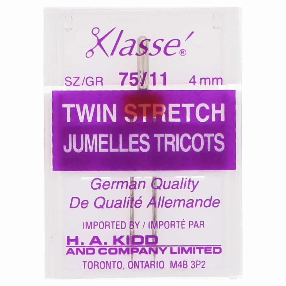 KLASSE´ Twin Stretch Carded - Size 75/11 - 4mm