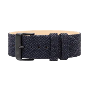 Lake Blue Strap with Black / Steel / Gold Buckle