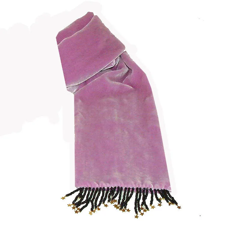 LAVENDER VELVET SCARF