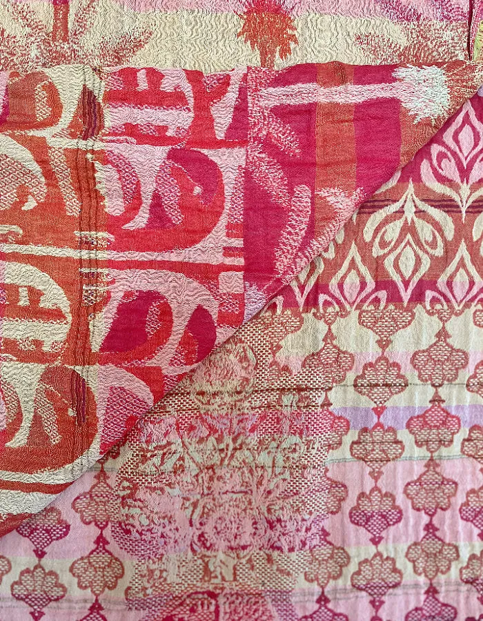 Letol Jacquard Amira Scarf in Bubblegum