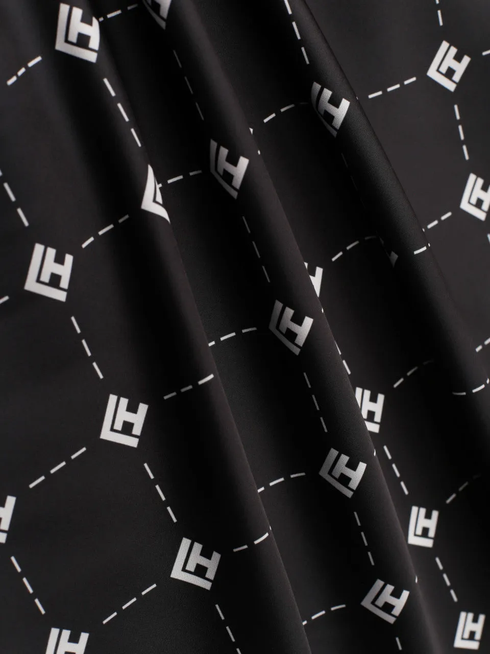 LH MONOGRAM BANDANA - BLACK