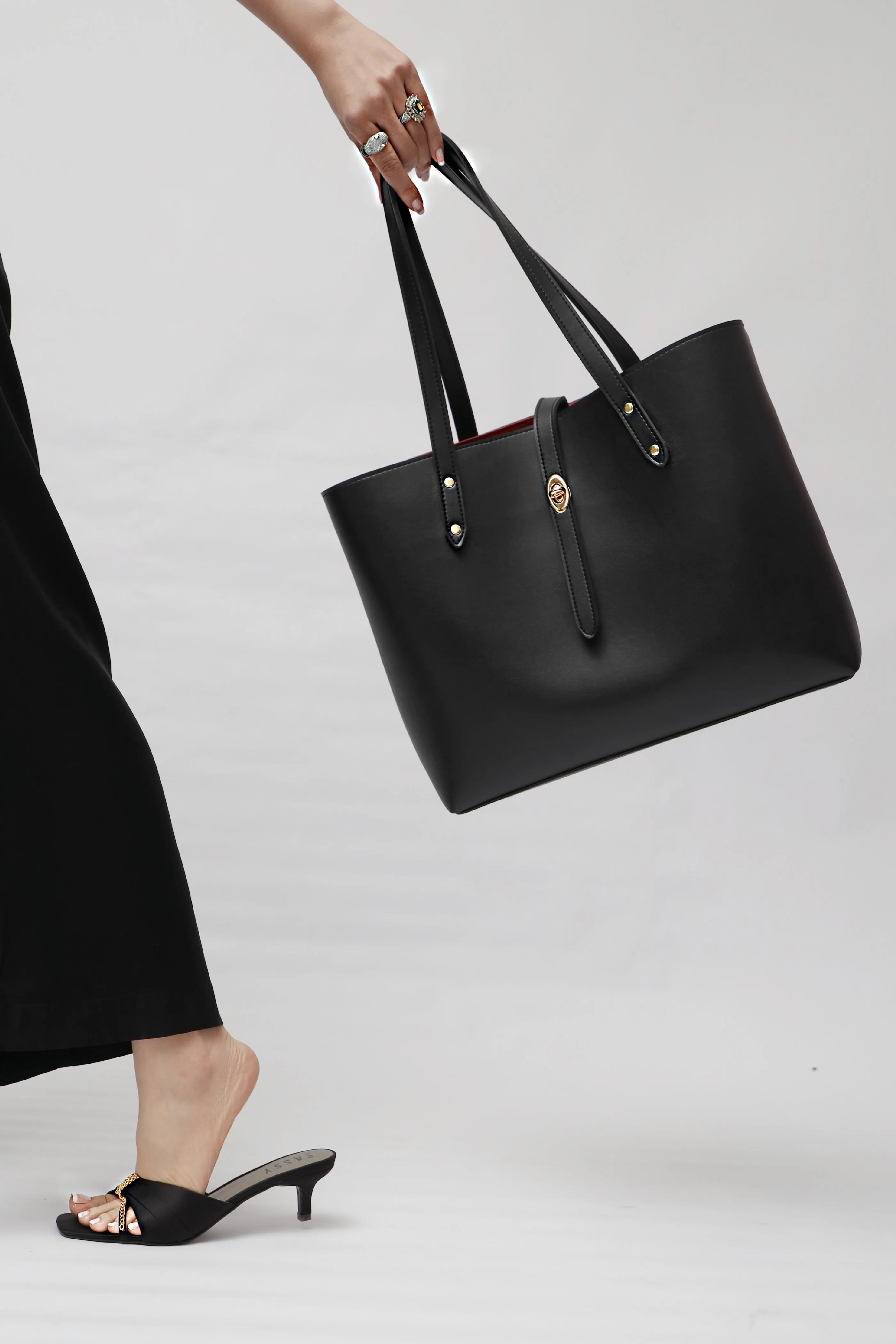 Lyon Tote Bag Black