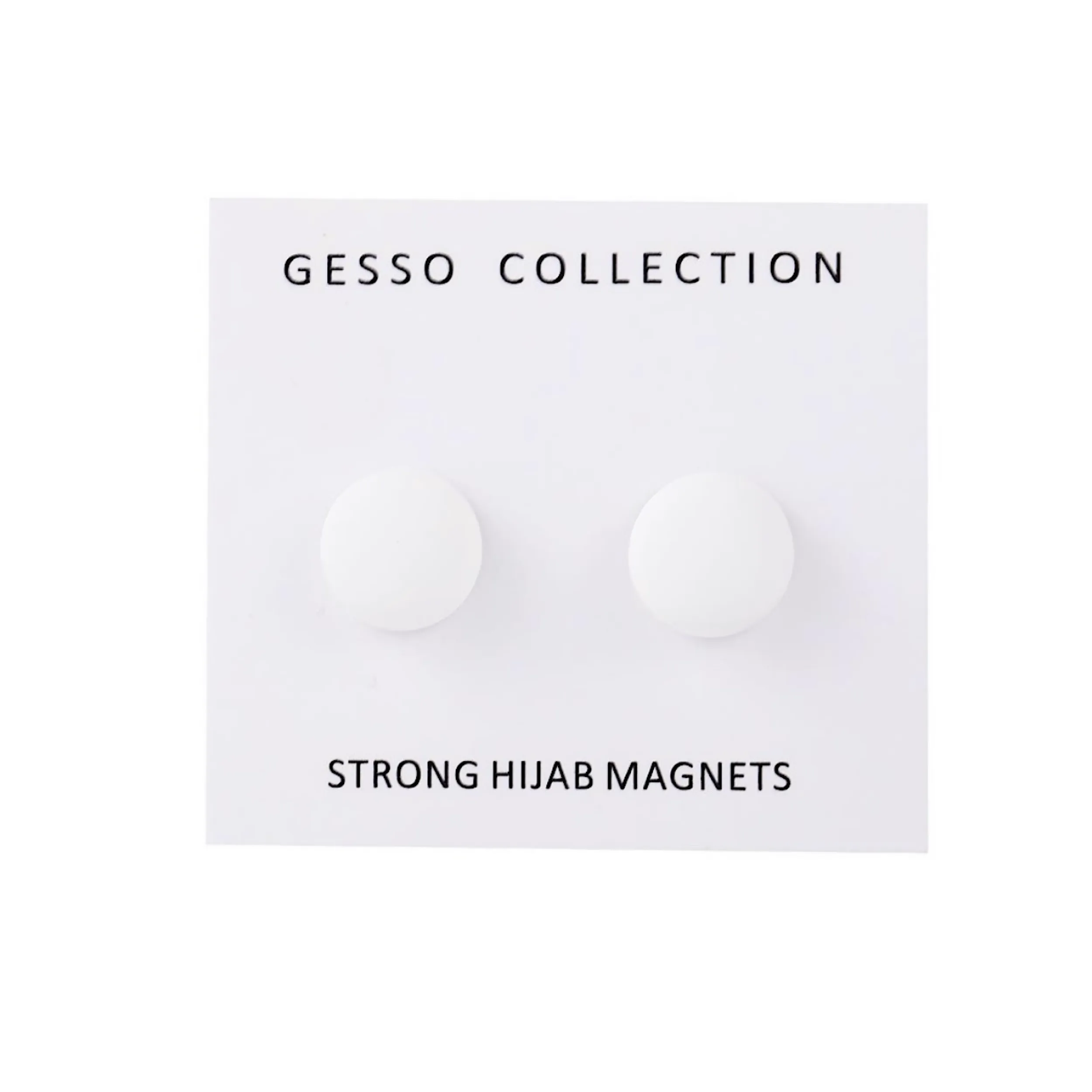 MATTE MAGNET PINS WHITE