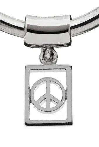 Modern Peace Tile Earring Charms